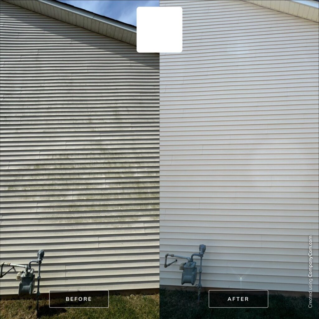 vinyl siding cleaning in Winston-Salem NC 27103