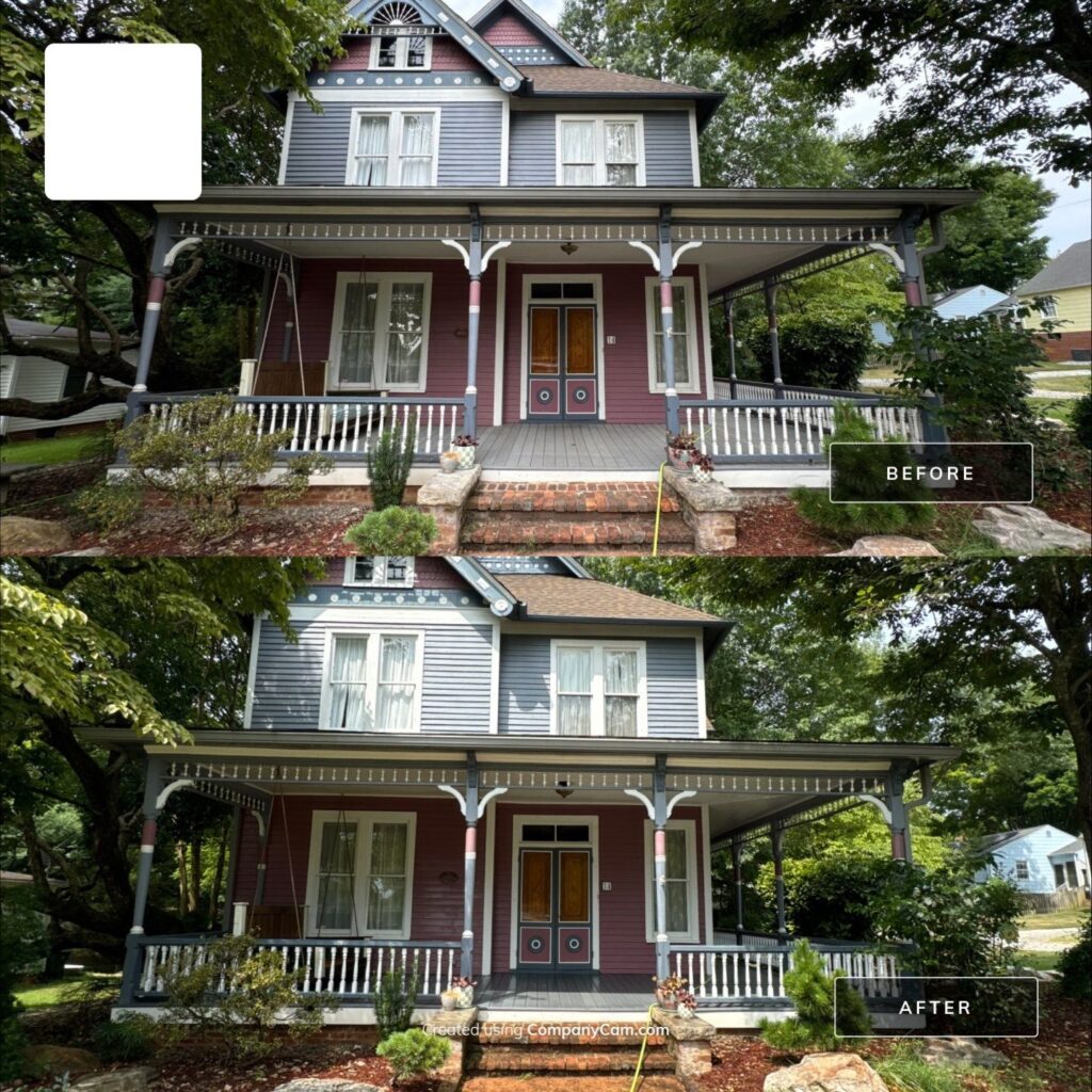 historic house exterior washing in winston salem nc