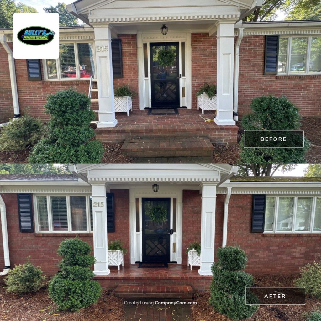 brick walkway cleaning in Winston-Salem NC 27104