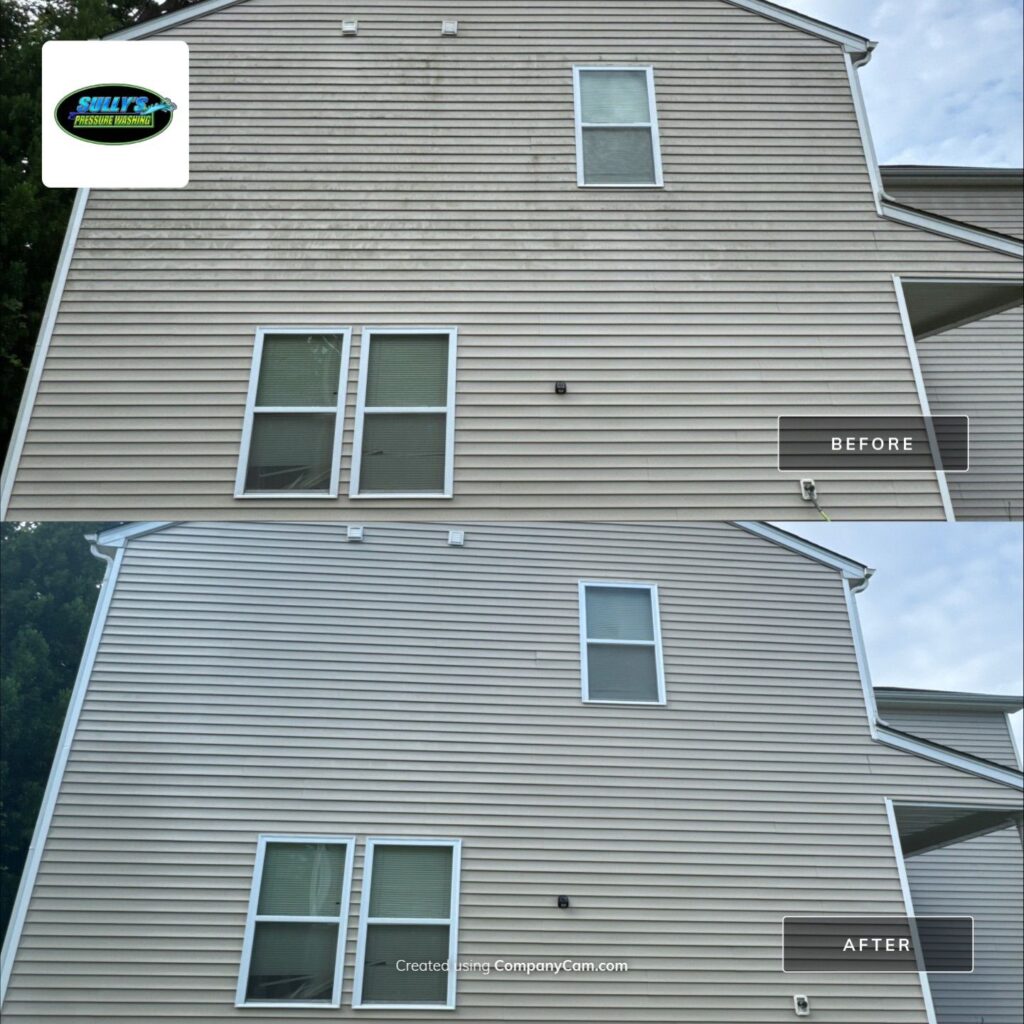 vinyl siding cleaning in Winston-Salem NC 27107